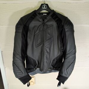 black Icon Hypersport Prime leather motorcycle jacket